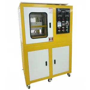 High Efficient Lab Hot Heating Plate Rubber Vulcanize Equipment Heat Press Tire Rubber Vulcanizing Machine thumbnail-3