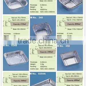 Packing Aluminum Square Tray Steam Full Pan thumbnail-2