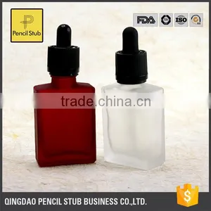 Wholesale Glass Bottles 30ml Amber Glass Bottle With Dropper With Childproof Evident Cap Red 30ml Glass Dropper Bottles thumbnail-2