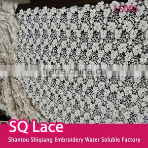 Water Soluble Lace Fabric Cotton Full Lace Embroidery Lace for Accessories thumbnail-1