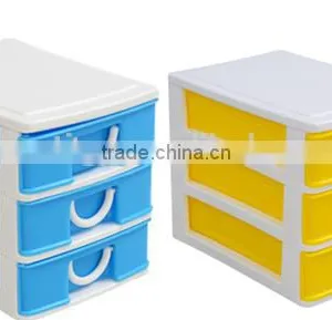 Decorative Storage Boxes Storage Plastic Boxes Supply Fashion Cute Plastic Sundries Drawer Storage Rack thumbnail-3