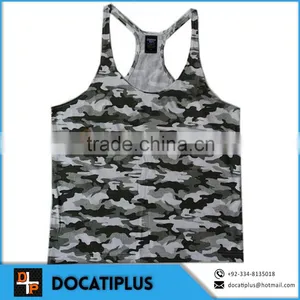 Camoflauge Design Gym Vests thumbnail-1