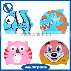 2015 Many Kinds of Designs Silicone Swim Caps thumbnail-1