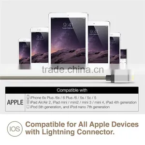 Nylong & TPE Mfi Original 8 Pin Circular Connector Wholesale USB Cable for IOS thumbnail-6