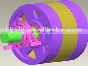 30000-Hour Conveyor Pulley/ Rubber-lagged Pulley/ Heavy Pulley for Belt Conveyor thumbnail-6