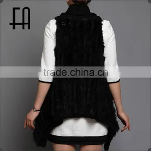Factory Direct Wholesale Price Rabbit Wool Knit Vest /rabbit Knitted Vest With Wool thumbnail-4