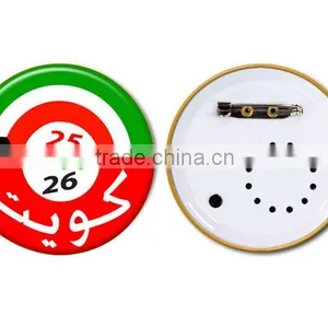 Round Shaped ABS Material Voice Badge Pin for Promotional Gifts in China thumbnail-1