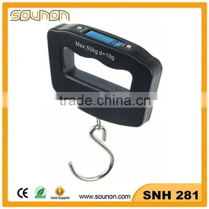 Sounon 40kg x 10g Portable Digital Factory Luggage Scale With Hook thumbnail-1