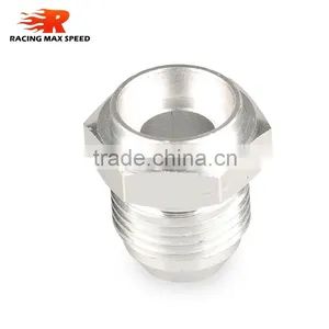 Real Alloy Fittings Hose Connector Wholesale An Male Aluminium Weld On Fitting Aluminum Hose Adapter AN4-ONE thumbnail-2