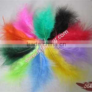 Wholesale Cheap DIY Craft Turkey Marabou Feather For Feather Mask And Feather Boa thumbnail-4