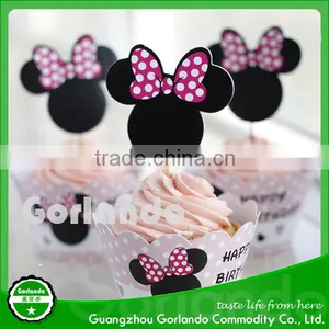 Flag Cupcake Wood Decoration Cake Picks thumbnail-6