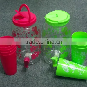 2015 Hot Selling Camping Juice Dispenser With Tumbler BPA FREE Jar PET Juice Jar With Tumblers thumbnail-6