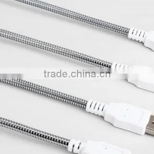 Ultra Bright USB 28 LED 28LED Light Lights Lighting Powered Flexible White Reading Lamp for Laptop Power Bank Mobile Charger Com thumbnail-3