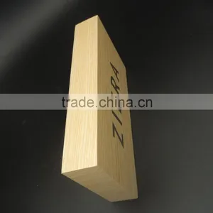 High Quality Print Wooden Logo Block Sign thumbnail-1