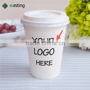 8 oz Coffee Cup Lid Disposable Pet Plastic Switch Lid thumbnail-5