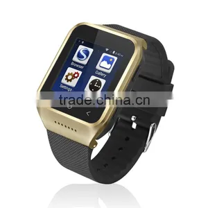 3G WCDMA 2100MHz 1.54 Inch Smart Phone Watch With Android 4.4 OS Watch Mobile Phone Cell Phone thumbnail-1