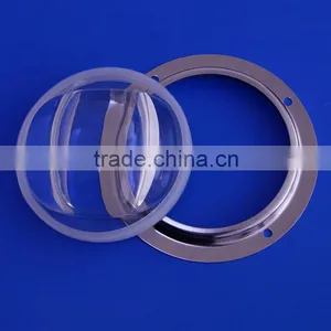 Outdoor Glass Street Light Lens , LED Optical Lens For Led Outdoor Light thumbnail-1