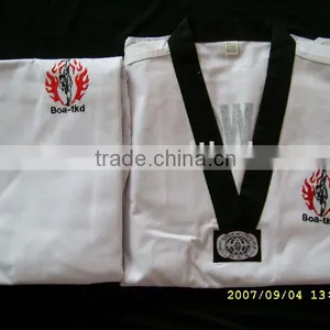 White Teakwondo Uniform thumbnail-1