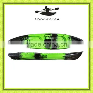 2 Person no Inflatable Plastic Fishing Kayak Sit on Top Rowing Boat Quality Choice thumbnail-6