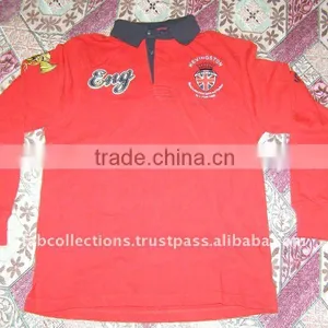 Rugby Polo Shirts With Twill Collar thumbnail-1