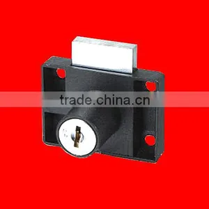 Black Painted Desk Drawer Lock Cam Lock Drawer Lock thumbnail-1