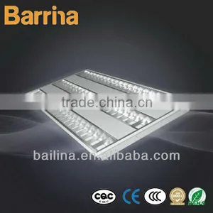 3X28w T5 Recessed Fluorescent Grid Lamp Embeded Mounted thumbnail-1
