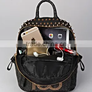 Italian Girls Leather Backpack in Guangzhou Factory China Supplier thumbnail-5