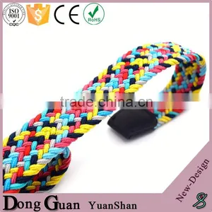 2016 Hot Sale Ladies Fashion Plaited Leather Belts Belt With Automatic Buckle Custom Embroidered thumbnail-3