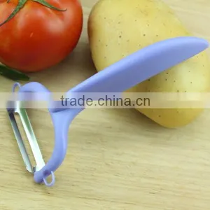 Plastic Material Handle Stainless Steel Veggie Fruit Peeler thumbnail-4