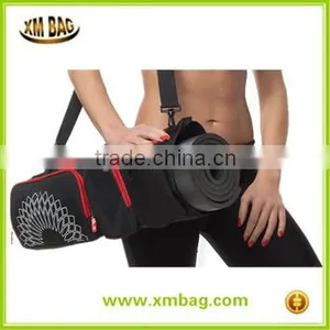 Yoga Mat Bag With Open Ends, Mobile Pocket and Water Bottle Holder - Keeps Your Mat Dry and Odorless Quality Choice thumbnail-3