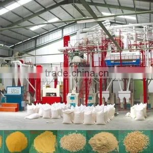 10-1000t/day Corn Processing Machine/maize Flour Mill Plant thumbnail-1