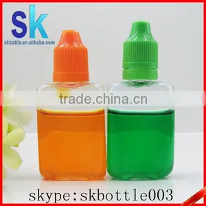 30ml PET Rectangle Plastic e Liquid Bottle With Child Resistant Cap and Tip From e Liquid Bottle Manufacturer thumbnail-4