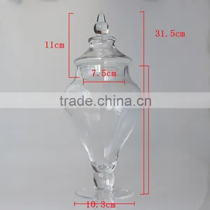 Clear Storage Jar/Colorful Storage Jar/Glass Storage Jar thumbnail-1