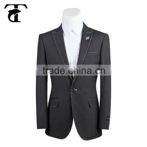 2015 High Quality Three Pieces One Button Classic Men Suits thumbnail-1