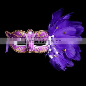 Hot Sell Carnival Masks Paty Masks Feather Mask thumbnail-4