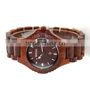 Hot Sale Factory Price BEWELL Wooden Watch ,high Quality With Japan Movment thumbnail-6