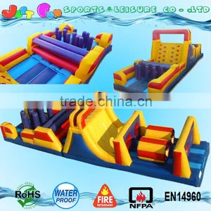 50ft Long Cheap Kids Obstacle Course Inflatable Equipment for Fun thumbnail-1