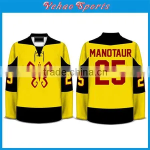 Sublimated Cheap Free Designed Ice Hockey Jersey thumbnail-1