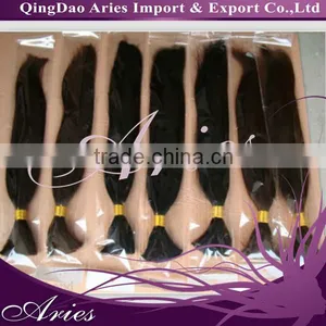 20'' Silky Straight Remy Human Hair Braiding Bulk Extensions thumbnail-1