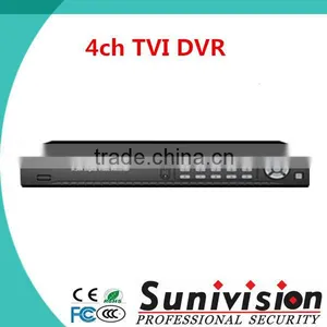 CCTV 4ch H.264 TVI DVR Supporting 1ch Audio In/out thumbnail-1