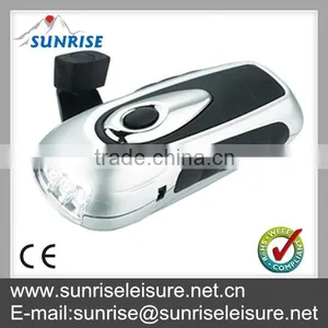 82051#high Quality Recharge Panda Cranking Flashlight thumbnail-1