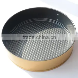 Carbon Steel Non-stick Round Springform Cake Pan 2pcs Set With Color Printing thumbnail-2