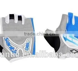 Santic Men's Outdoor Fingerless Gloves Biking Shockproof Cycling Half Finger Gloves thumbnail-1