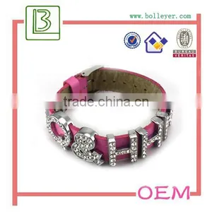Women's Leather Bangle Bracelet thumbnail-1