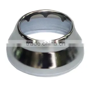 Bell Pattern Sure Grip Flange, Polish Brass Sure Grip Flange, Solid Brass Sure Grip Bell Flange, Bronze Soild Brass Flange thumbnail-2