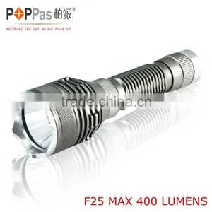 POPPAS F25 T6 10w High Powerful Reflector Rechargeable Led Flashlight thumbnail-1