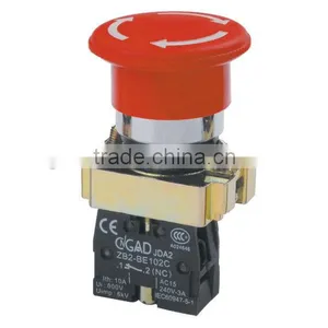 GB2-BS542 CNGAD 40mm GB2 Series Red Emergency Stop Button Switch thumbnail-1