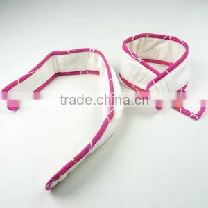 Cotton Hair Towel With Pink Bind Cloth thumbnail-1