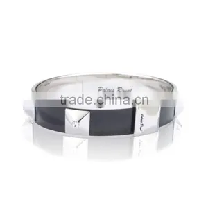 Bangles Belt Buckle Bracelet Metal Women Rose Gold Plated thumbnail-1