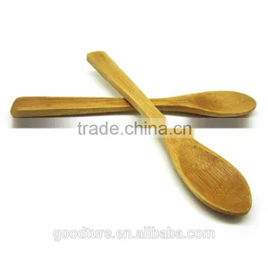 Flatware Well Polished Soup Coffee Spoon Tableware Bamboo Spoon thumbnail-1